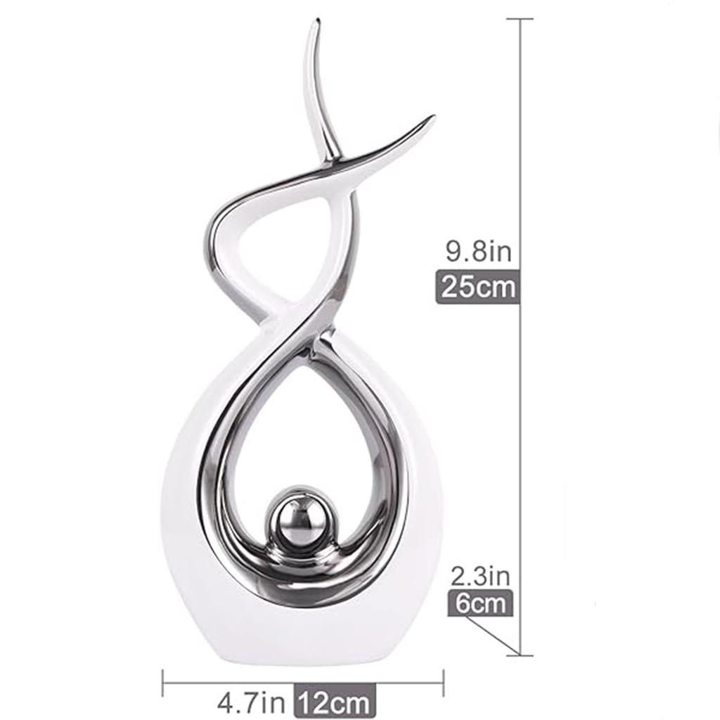 Украшение для дома Современное абстрактное искусство Керамическая статуя Украшение обеденного стола Столовая Офисное ядро Украшение гостиной Кофе