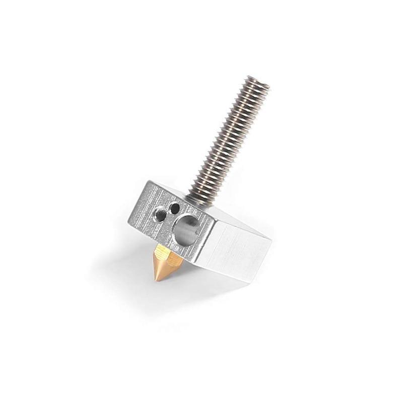 3D-принтер Hot End 0,4 мм MK8, латунное сопло экструдера, 30 мм, A8, нагревательный блок для горловины, NTC 3950, термистор, 12 В, 40 Вт, нагреватель