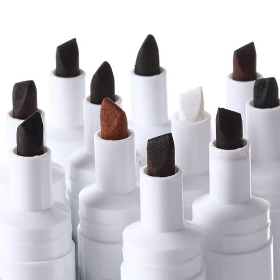 12 шт./набор маркеров для подкраски, профессиональные 12 цветов, деревянная мебель, пол, стол, шкаф, столбики кровати, плитка, царапины, маскирующая краска, ручка