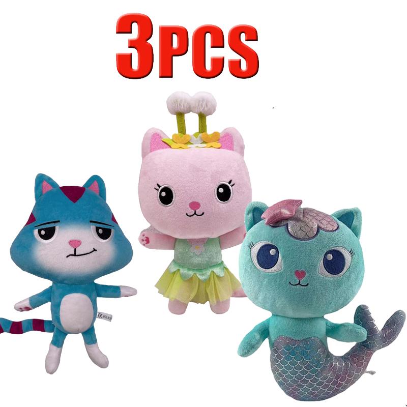 ## in Gabby Dollhouse Plush Toy Mercat Cartoon Stuffed Animals Smiling Cat Car Cat Hug Gaby Girl Dolls Kids Birthday Gifts