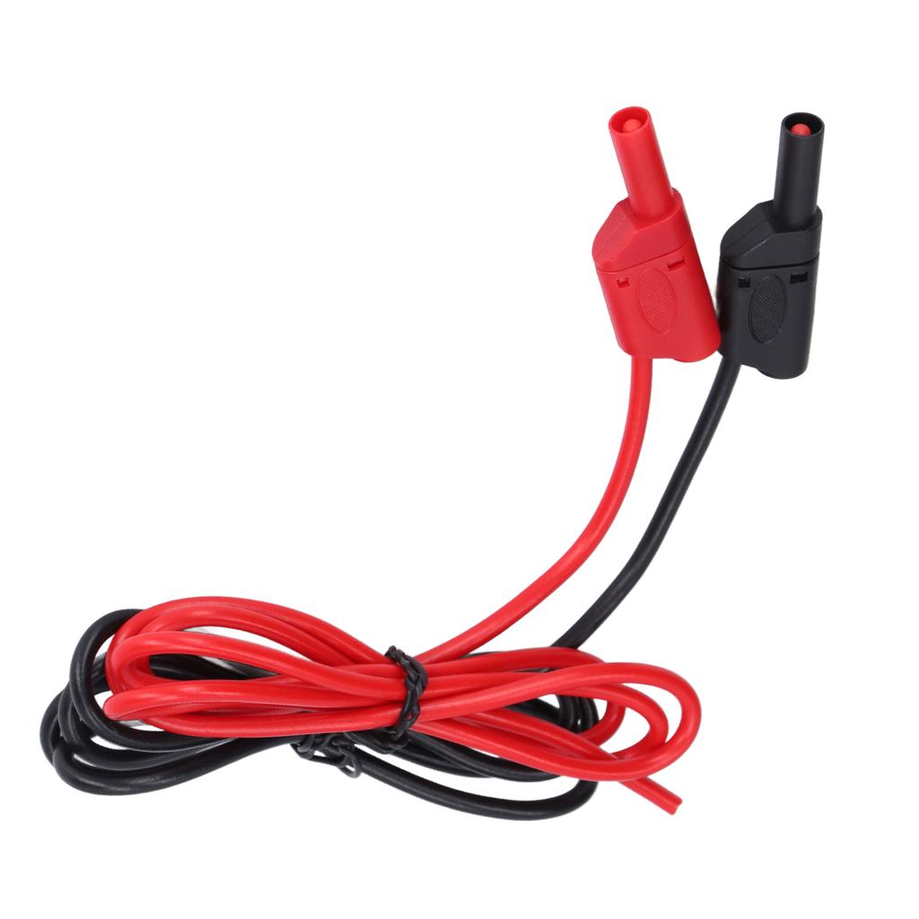 Banana Test 4mm Male To Male 32A 1000V Red Black Set Kit for Battery Electricity