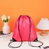 Waterproof 210D Polyester Drawstring Sports Backpack with Custom Logo