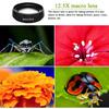 Phone Mobile Universal Wide 0.45X 12.5X Angle HD Macro Lens for iPhone Android