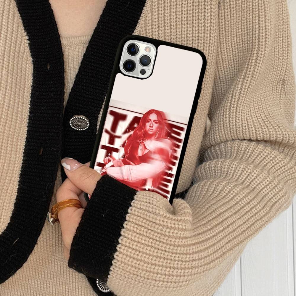 Tate M-McRae Singer PC+TPU Phone Case For IPhone 11 12 13 14 15 16 17 Plus Pro Max Cover