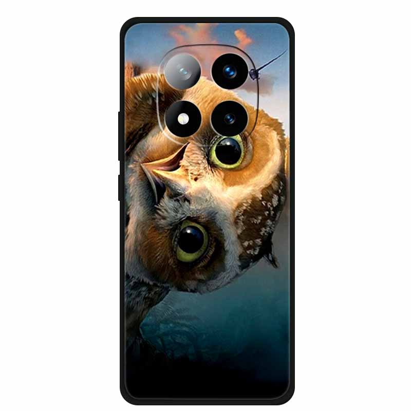 Чехол для Redmi Note 14 Pro+ Животные Мягкий силиконовый ТПУ Чехлы для телефона Задняя крышка Для Redmi Note 14 Pro Plus 5G Волк Ударопрочный Capa