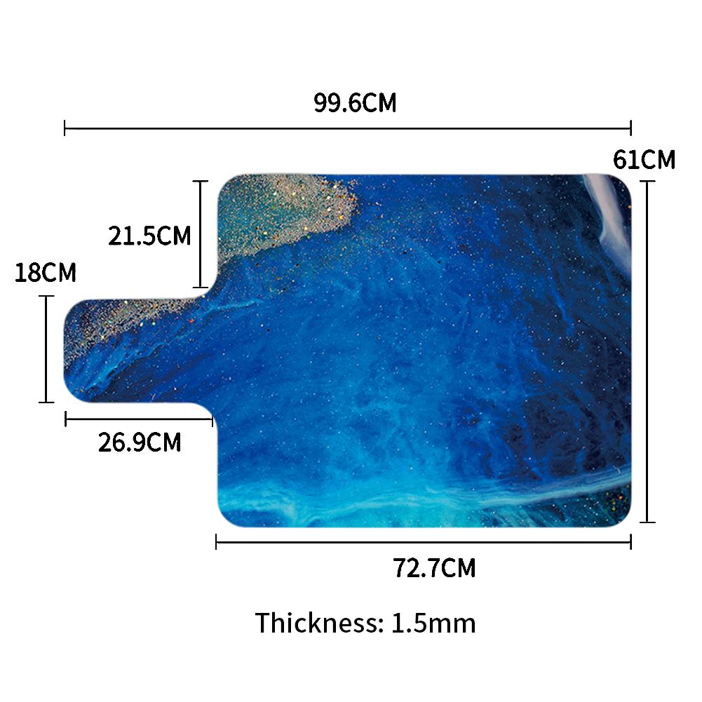 Rubber Pilates Gymnastics Mat Anti-Slip Exercise Mats Core Training Soft Portable High-Temperature Resistant for Home Gym Office