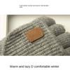 1 Pair Knitted Flip Gloves Fingerless Gloves Winter Warm Without Fingers Mittens  for Men Women