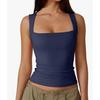 Sleeveless Base T-Shirt Solid Color Camisole Vest Women'S Fashion Inner Top Versatile For Spring And Summer Sexy And Comfortable