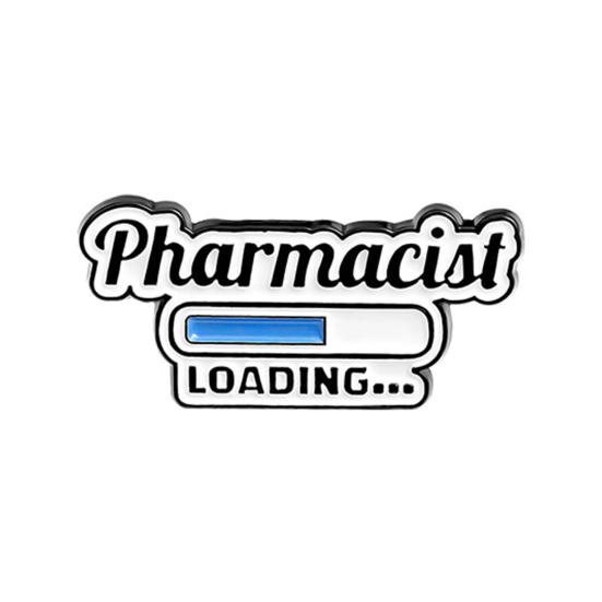 Брошь на булавке с буквами, украшение для стакана, унисекс, милая мультяшная брошь, значок, декор для одежды