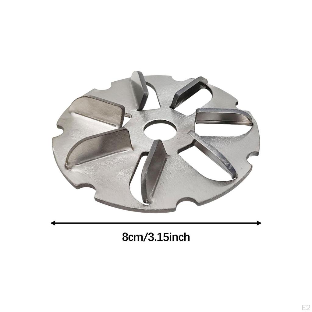 Poultry Dehairing Disc,Shaving Disc Metal Sturdy Lightweight Professional Stainless Steel Pig