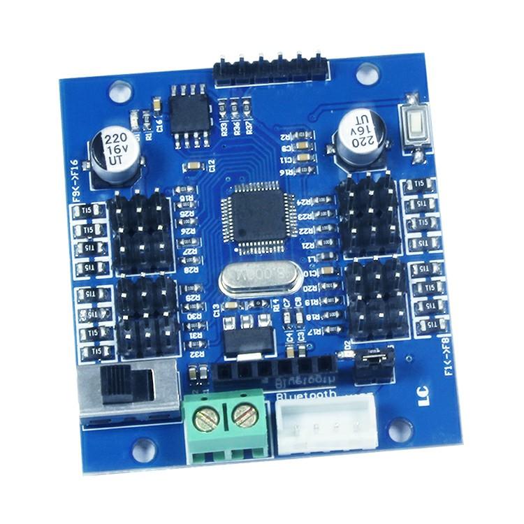 STM32 16-канальная плата управления сервоприводами Последовательный TTL Беспроводная связь Bluetooth Хост-компьютер Поддержка Arduino