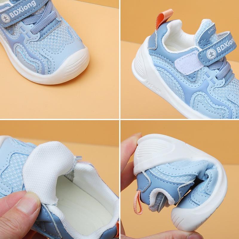 Обувь для малышей Обувь для мальчиков Весна и осень Мягкая подошва Дышащая детская обувь из сетки Функциональная обувь для девочек Tide