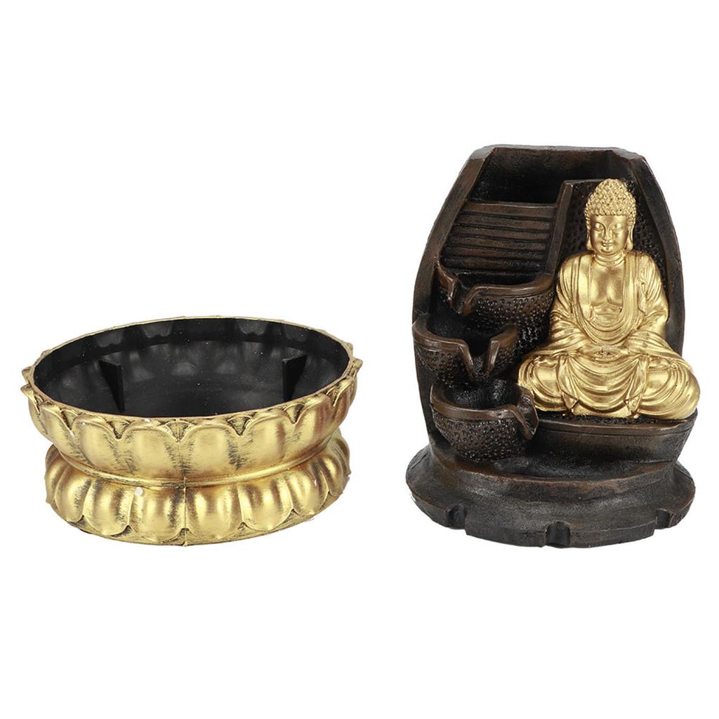 Настольный светодиодный фонтан с водяным насосом для украшения домашней чайной комнаты, тип 16109