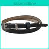 Elegant Twotone Leather Belt With Metal Buckle For Womens Work And Casual Outfits