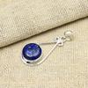 Лазурит Драгоценный камень 925 Стерлинговое серебро Ювелирные изделия Ручной работы Великолепная подвеска для свадебного подарка