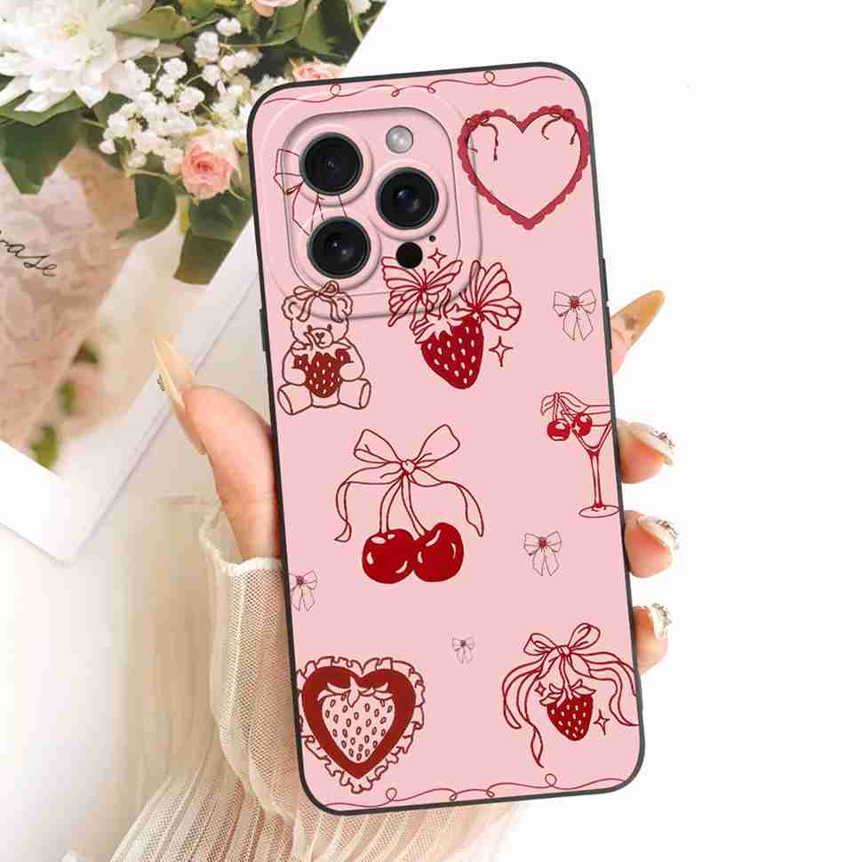 Для iPhone 14 Pro A2890 A2650 Чехол Новый Дизайн Расписные Цветы Мягкий Силиконовый Чехол Для iPhone 14Pro A2889 A2892 Корпус Телефона