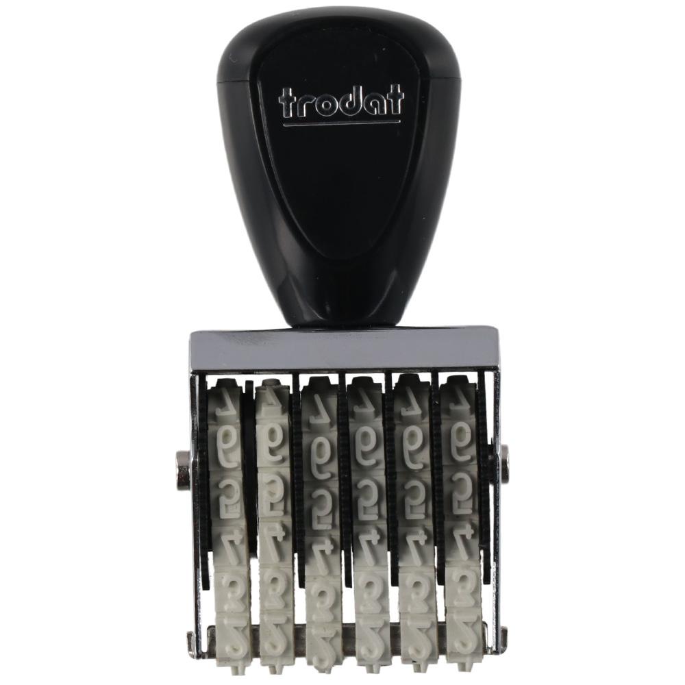 6 Digit Number Roller Stamps Changeable Business Stamps Roller Number Stamp  Office