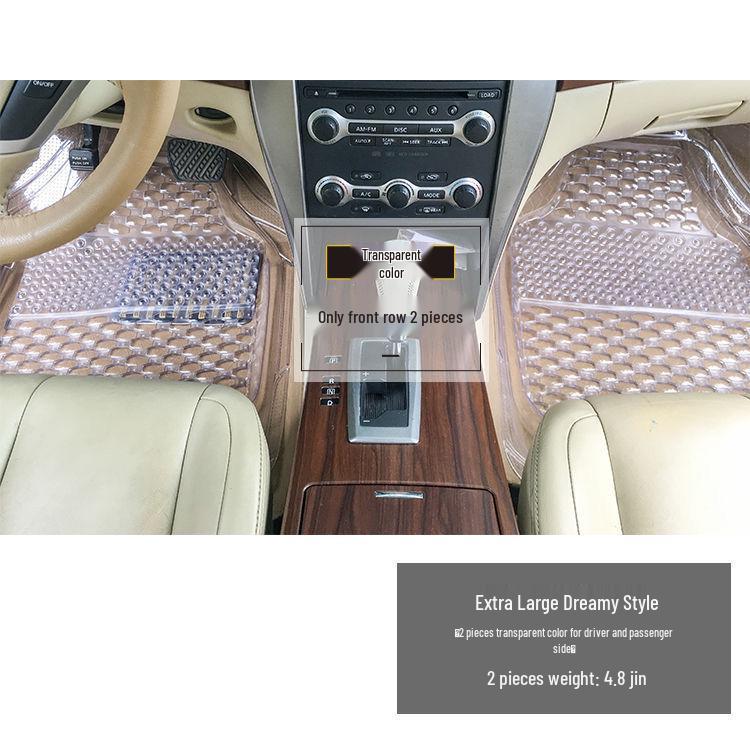 Экологичный Прозрачный Нескользящий Водонепроницаемый Коврик для Пола Автомобиля