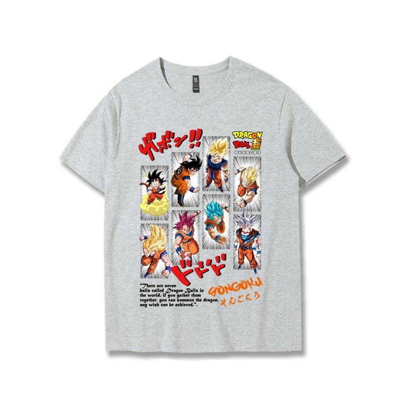 Dragon Ball 2026 Summer 100 Cotton Master Roshi Printed Vegeta Fitness Tshirt Vintage Harajuku Neutral Kids Tshirt Top Y2k