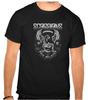 Черная футболка с логотипом рок-группы Scorpions -1321-