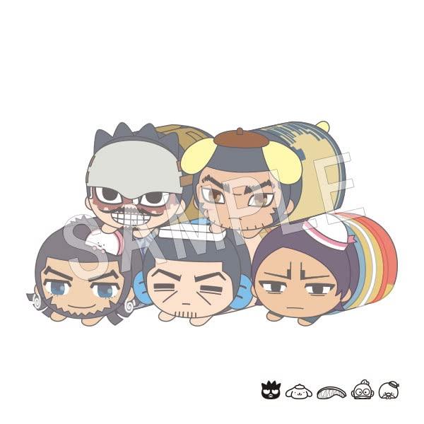 Chugai Mining Golden Kamuy X Sanrio Characters Mochikororin Plush Mascot Type B BOX Product 5 Types 5 Pieces 80mm Made of Polyester Approx.
