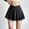 Anti-exposure Yoga Short Skirt for Women In Summer Thin Style High-waisted Sports Pleated Skirt Temperament Fitness Tennis Skirt