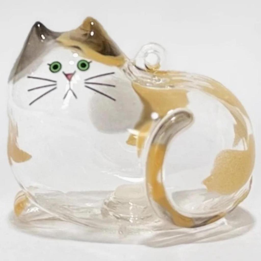 Милый брелок для хранения кошачьей шерсти, кулон, рюкзак, рыжий кот, сиамская кошачья шерсть, подвесная сумка, сувениры из шерсти домашних животных, подарок для любителей кошек