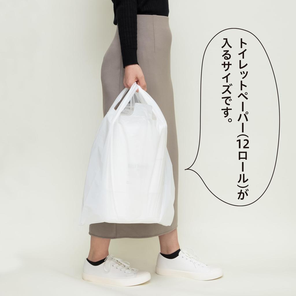 Химическая японская мусорная пластиковая молочная туалетная бумага East No West 500 листов по 100 листов x пластиковый пакет, мешок, белый, прозрачный, (12 рулонов) Размер,