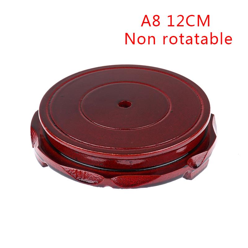 Настоящая твердая деревянная ваза с резьбой, основание для каменного Будды, цветочный горшок, деревянная ваза с резьбой