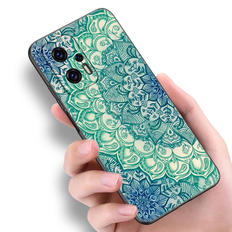 Mandala Chakra Yoga Phone Case For Xiaomi POCO F2 F3 M2 M3 M4 X3 X4 Pro NFC F4 GT 5G F1 X2 C3 C31 C40 M5S Soft TPU Black Cover