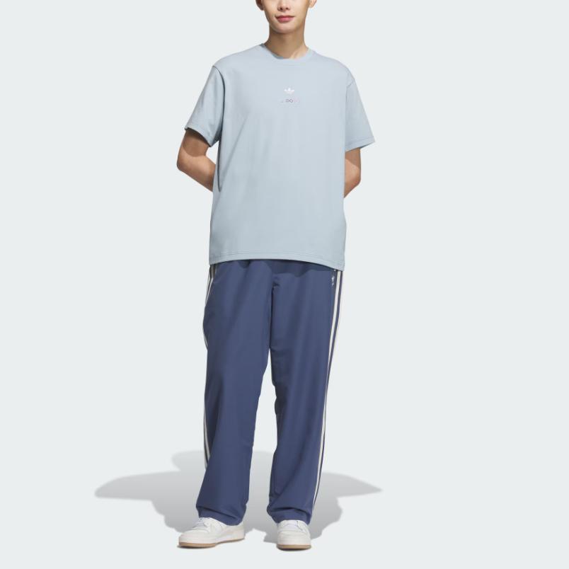 Adidas Originals SHORT SLEEVE T SHIRT T Shirt Men's Blue KC1430