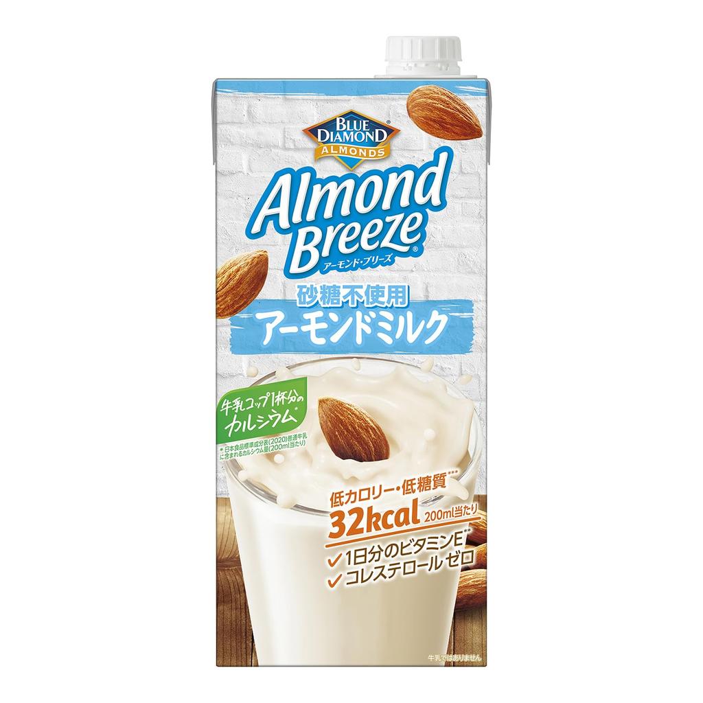 Kagome Almond Breeze Sugar Free 1L X 6 Bottles