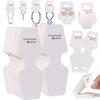 100/200 Pcs Bracelet Display Cards Self-Adhesive Jewelry Packaging Selling Card Necklace Keychain