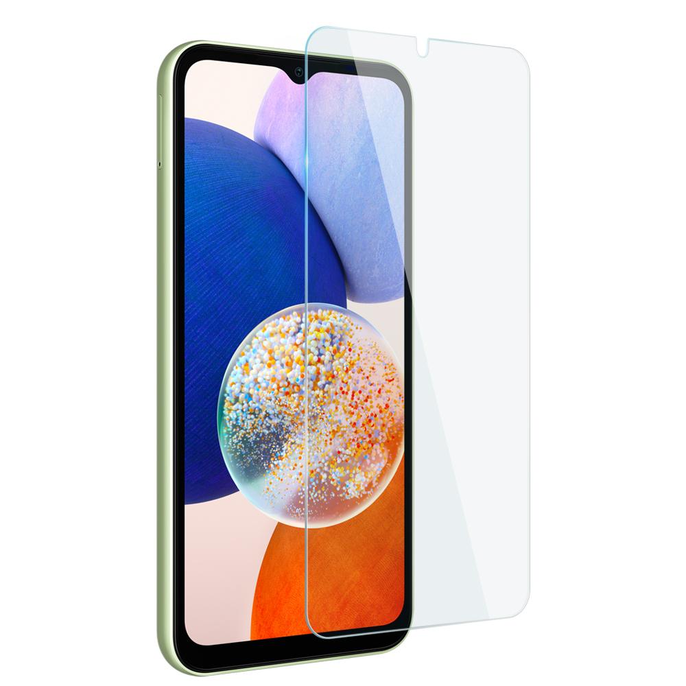 NORTHJO Гибкий чехол-протектор из ТПУ для телефона Samsung Galaxy A14 4G/5G с защитной пленкой из закаленного стекла