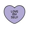 Nuart Love Lettering Heart Talk, Light Purple, 1 Piece