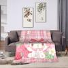 Melody  Super Warm Blanket  Students Plush Bedding Throws Graphic Home Decor Flannel Bedspread Sofa Bed Cover