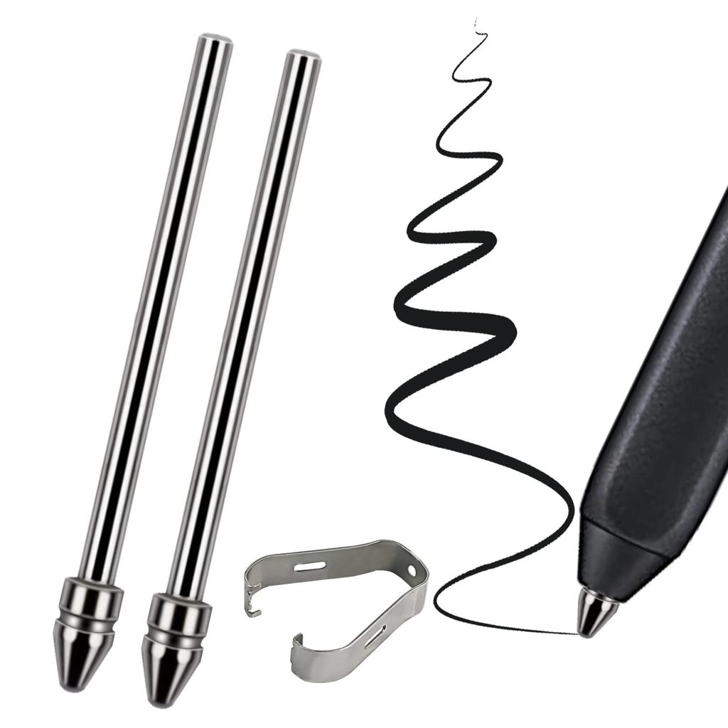 Универсальное Fit Fine Титановый сплав Тонкий кончик пера для BOOX Pen 2 Lamy Цифровая шариковая ручка Замена 2 шт. Износостойкий Pro, iReader, IFLYTEK,