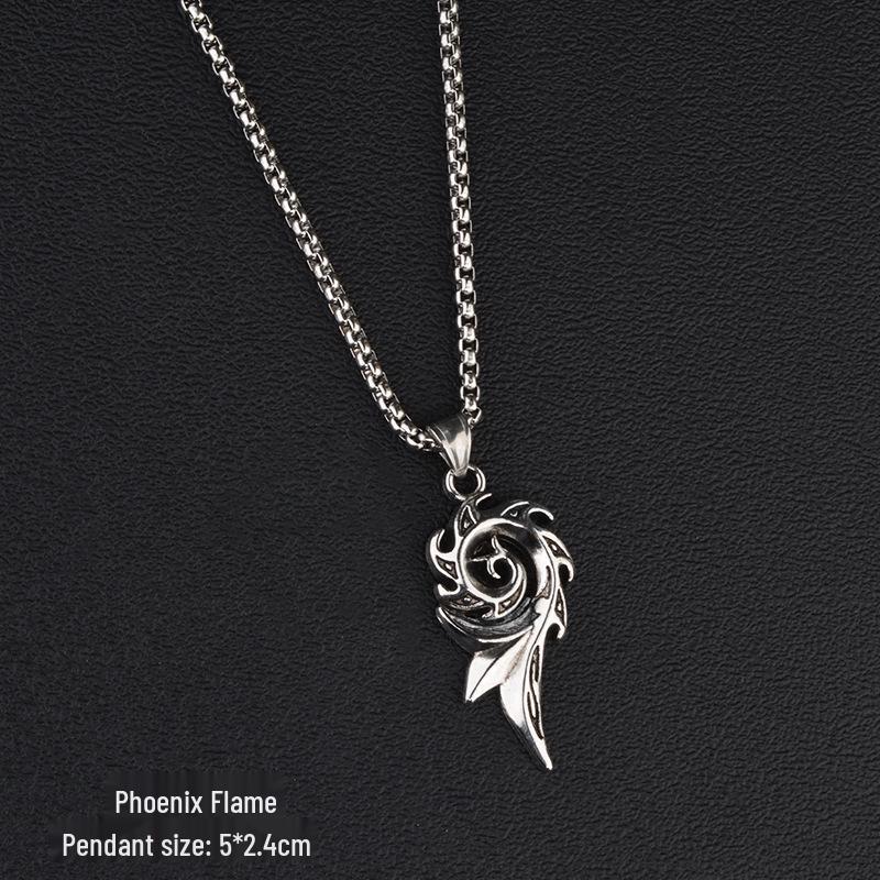 Модная подвеска в виде шестиконечной звезды, ожерелье из титановой стали для мужчин и женщин - хип-хоп стиль, цепочка для свитера, ювелирное изделие.