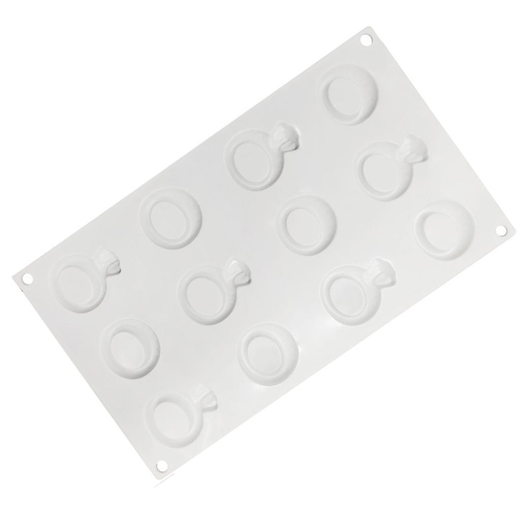 Силиконовые кольца в форме букв, форма для выпечки муссового торта на День святого Валентина, идеально подходят для изготовления шоколада и конфет