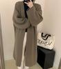 KOSY Women Knitted Long Cardigan Coats Autumn Winter Sweater Open Stitch Outerwear Elegent Causal Cardigan