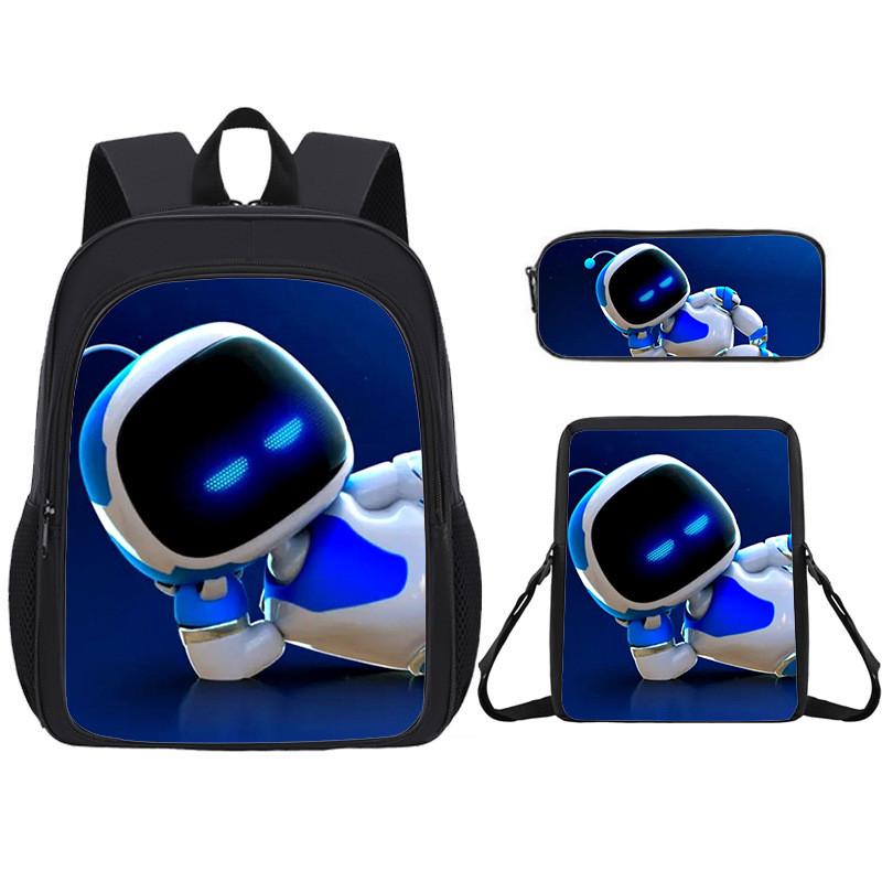 Backpack Student Cartoon Pack With Astro Bot Graphic Printing Design Daily For