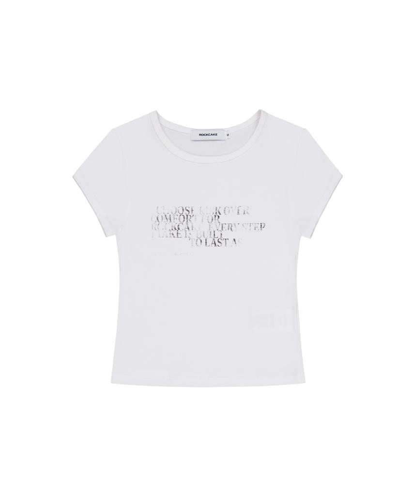 ROCKCAKE Legacy Crop Top - White