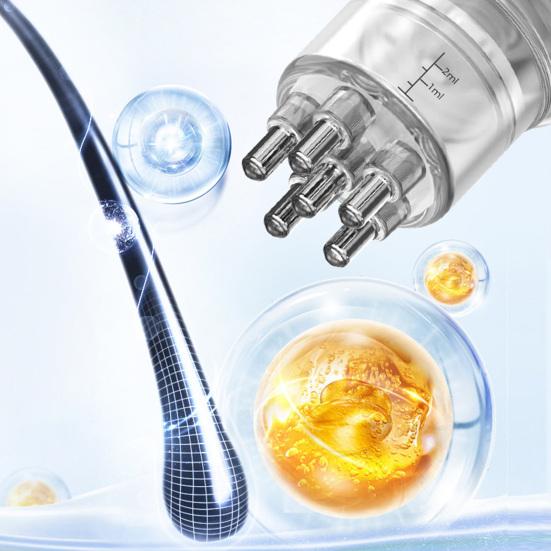 Yousheng 15ML Scalp Applicator Portable Rolling Ball Design Scalp Massager Hair Essential Oil Applicator for Home