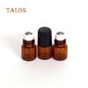 10 Pcs 1ml Empty Brown Glass Bottle Roller Ball Essential Oil Liquid Container Beauty Tools