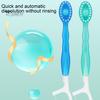 10/20Pcs Mini Toothbrush with Toothpaste No Rinsing Needed Foam-Free Design Natural Ingredients BPA-Free Toothbrush Oral Care