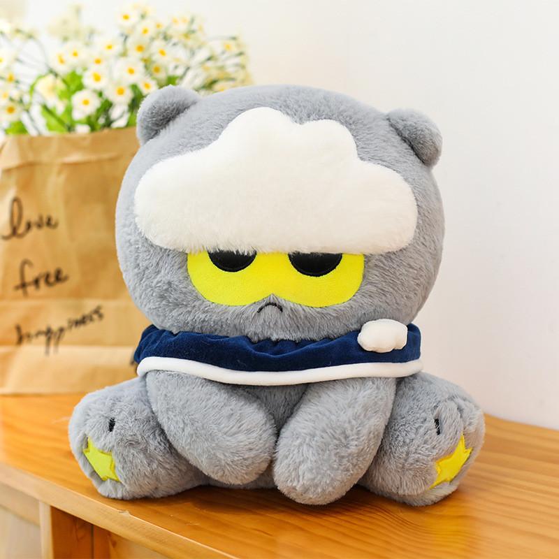 Cat Cuter Cloud Plush Dolls With Soft Embroidery Design For Kids Room Decor
