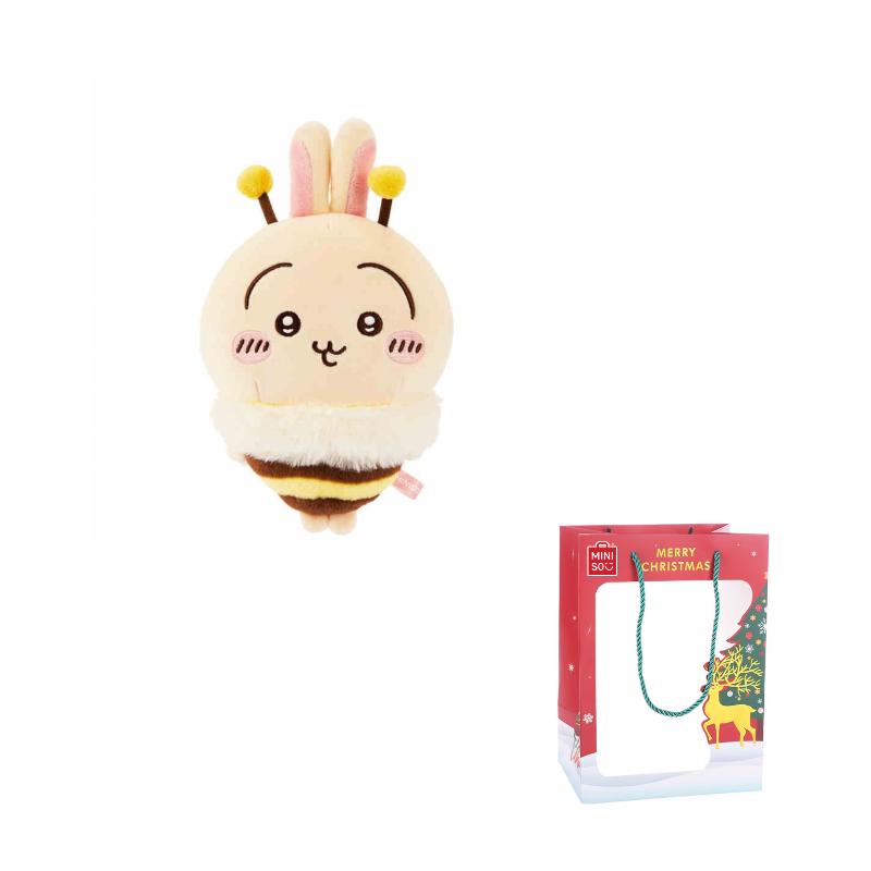 MINISO x Chiikawa Хачиварэ, Чиикава, Усаги Сезон Сакуры Пчелиные Куклы Плюшевая Кукла Трубы Высокая Кукла