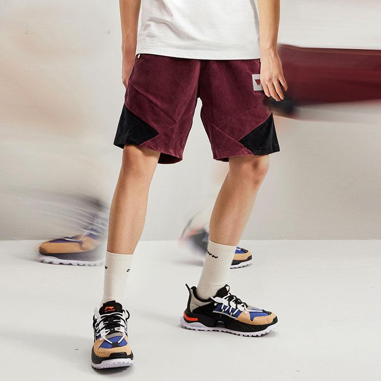 Li Ning Casual Shorts Men's Truffle Red AKSR103-2