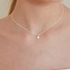 TOU [Exclusive][Silver 925] NC034 Matte Mini Heart Necklace