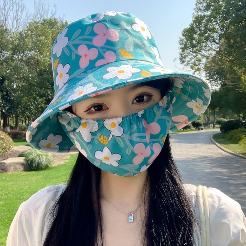 Цветочная женская шляпа от солнца, солнцезащитная шляпа, легкая солнцезащитная маска для скалолазания